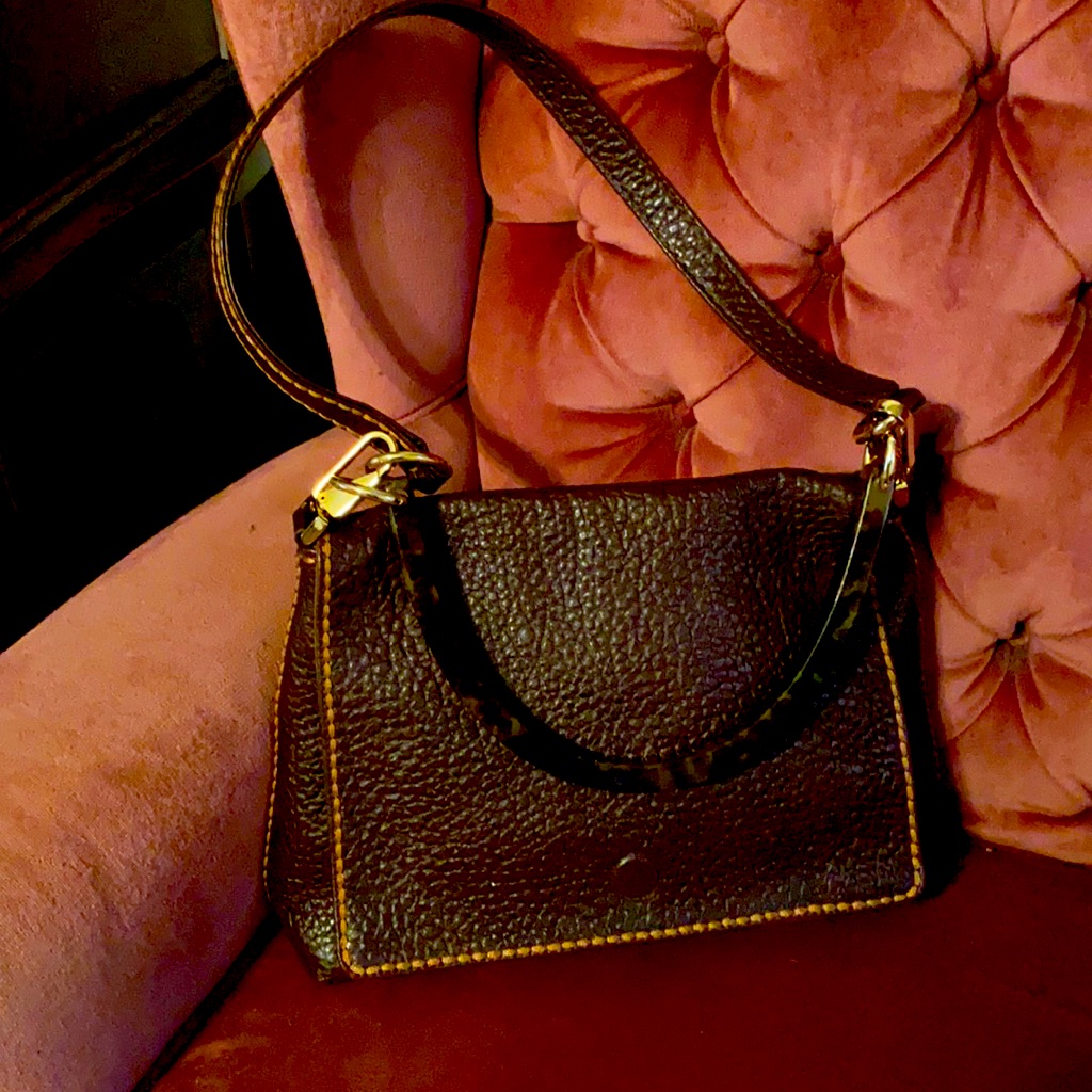 Beautiful “Plinio Visona” Posh Italy Made Handbag